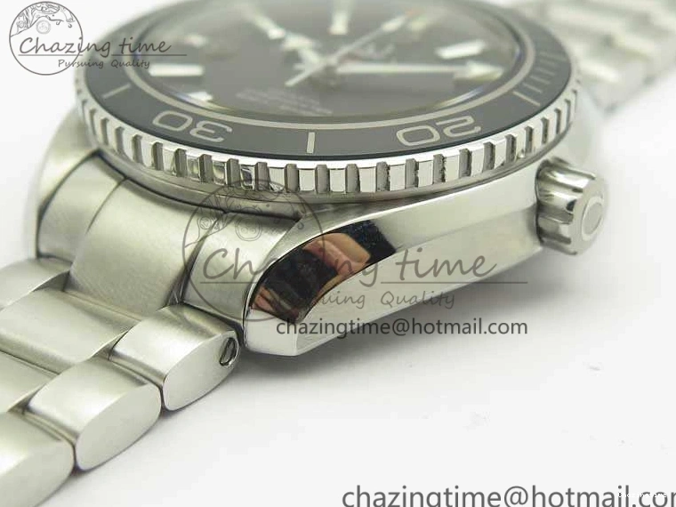 1230 Sleek Planet Ocean Professional Ceramic Bezel 42mm 1:1 MK Best Edition Silver Markers On SS Bracelet A 8085